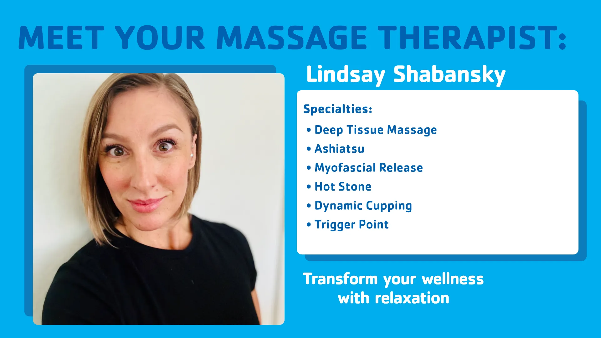 Lindsay Shabansky Massage Therapist Denver Y