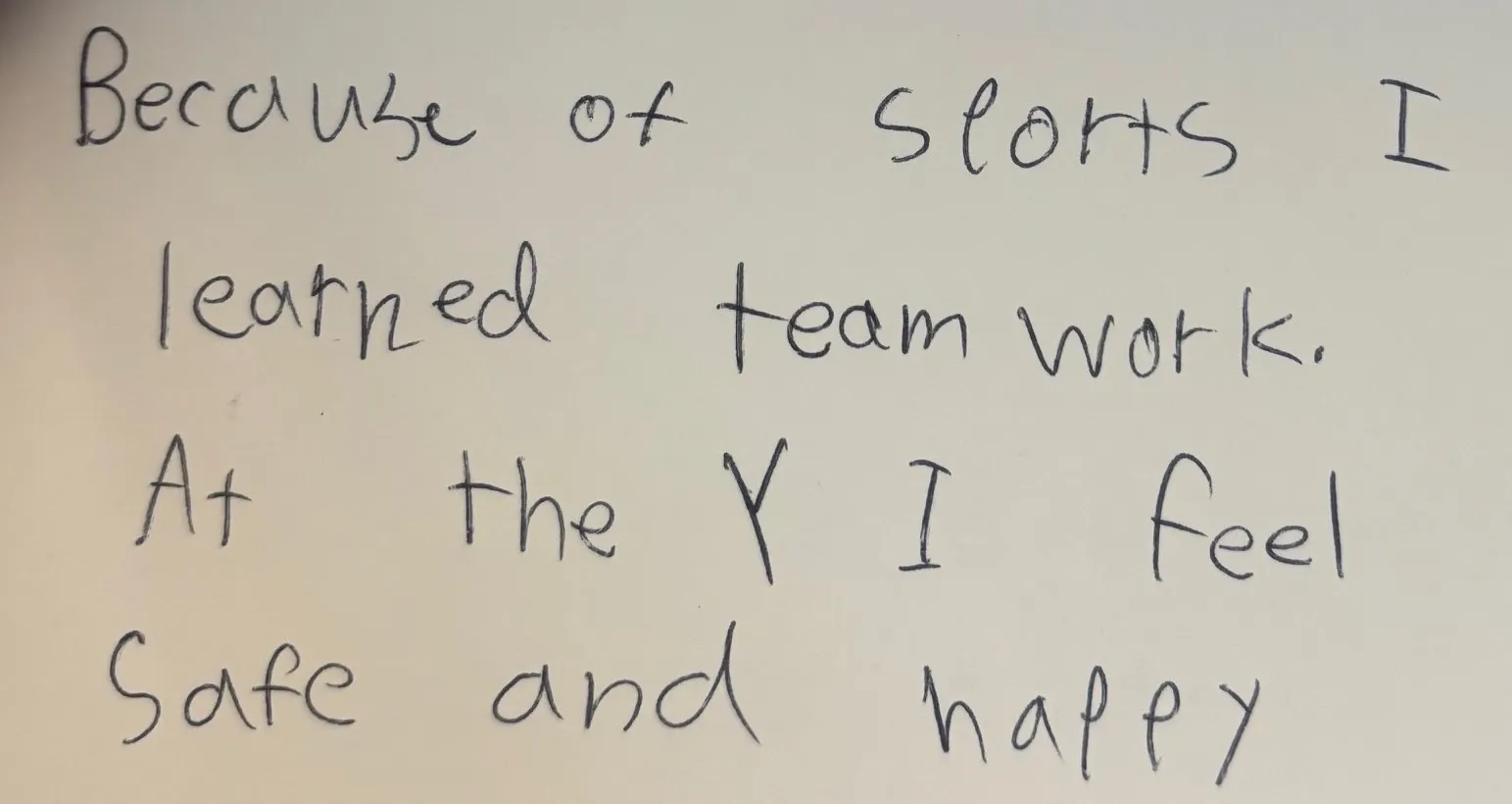 Youth Sports Testimonial