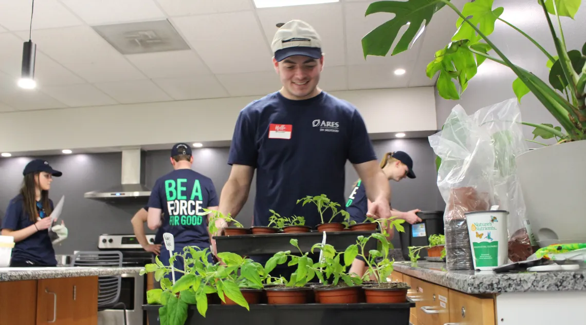 volunteer garden